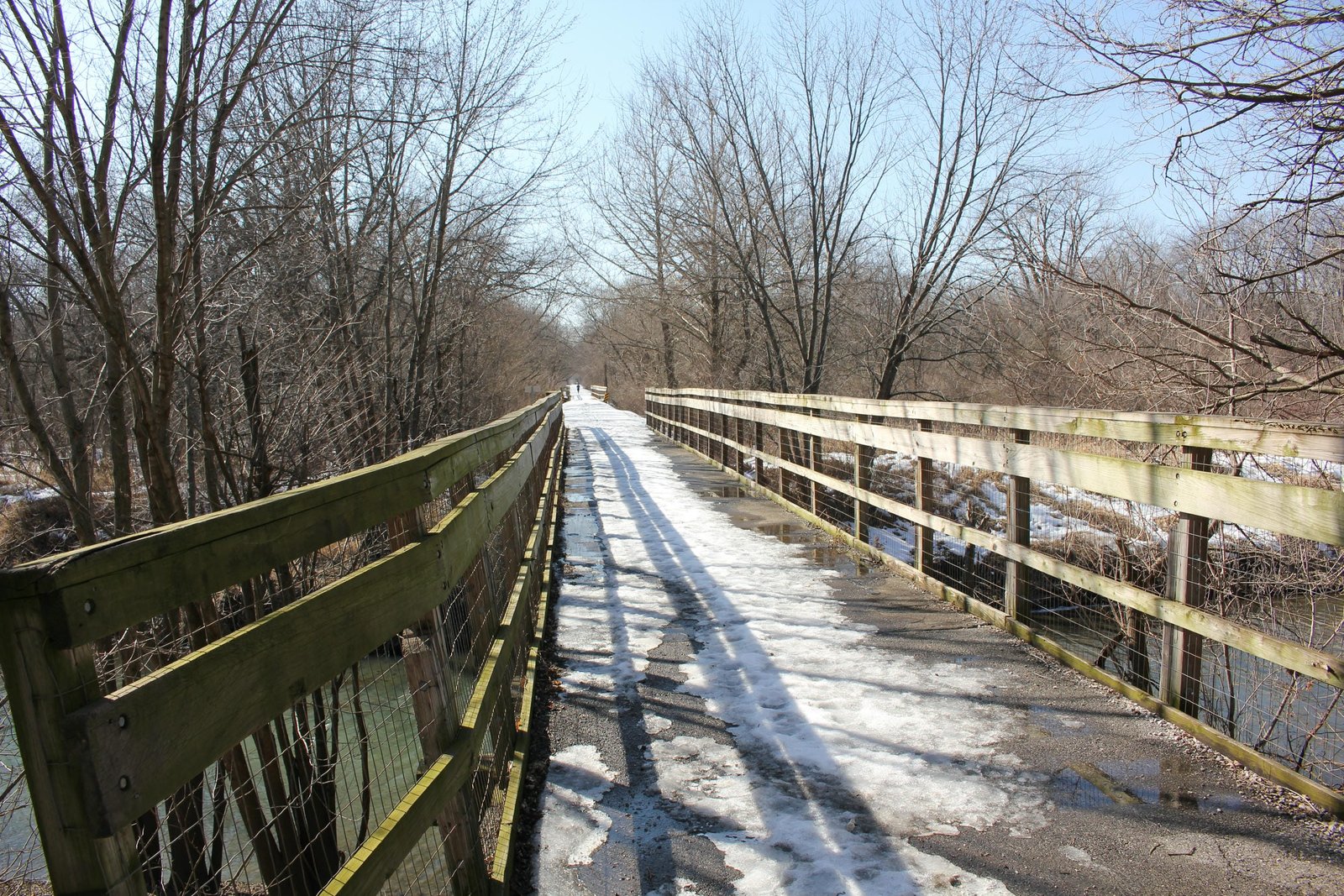 Looking west (railroad south)